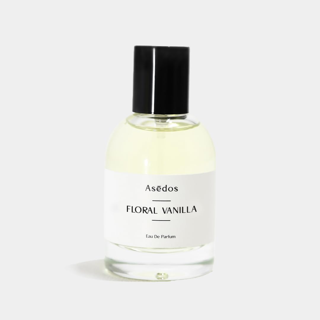 Asēdos - Floral Vanilla EDP Spray | Inspired by Black Opium | Eau De Parfum | Women EDP | Vegan, Colorant Free | Animal Cruelty Free | 50ml 1.7 Fl Oz