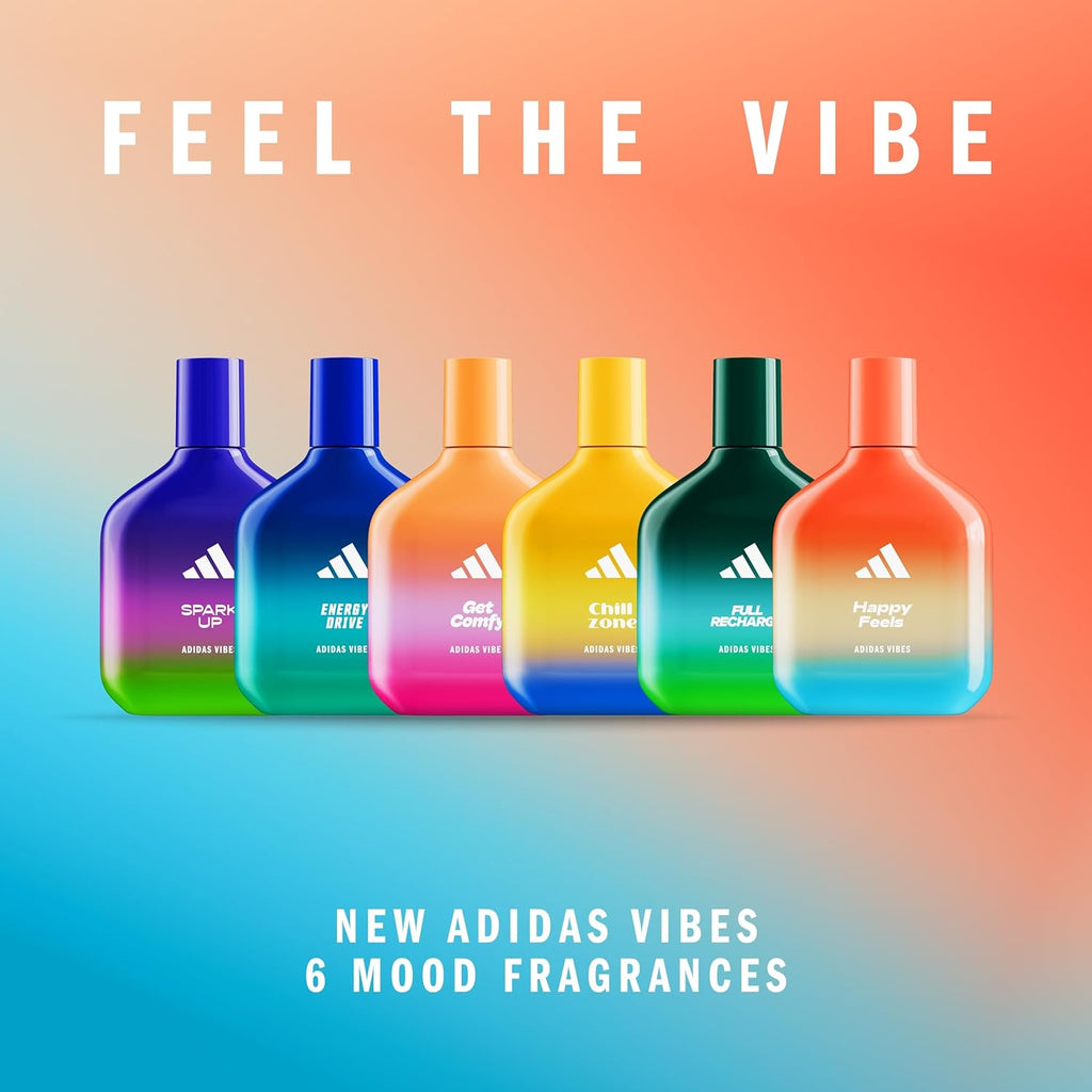 adidas Vibes Get Comfy Eau de Parfum, For All, 100ml