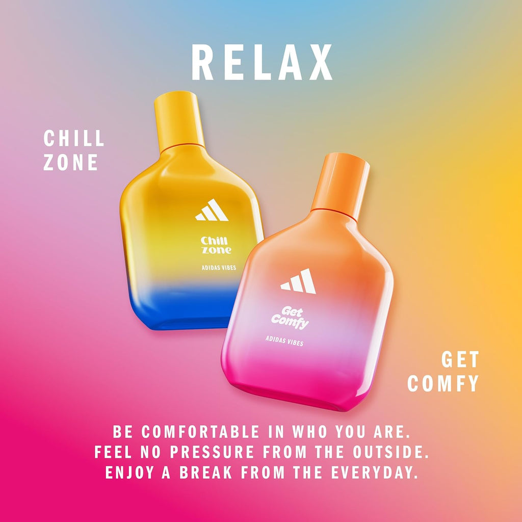 adidas Vibes Get Comfy Eau de Parfum, For All, 100ml