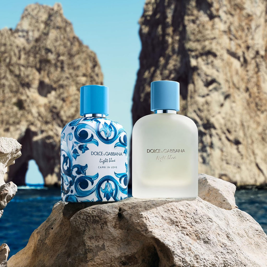 Light Blue Capri In Love by Dolce and Gabbana for Men - 3.3 oz EDP Spray