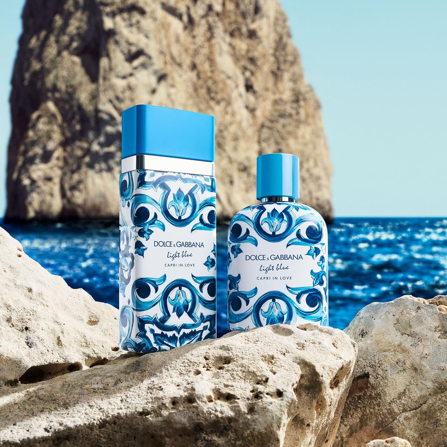Light Blue Capri In Love by Dolce and Gabbana for Men - 3.3 oz EDP Spray
